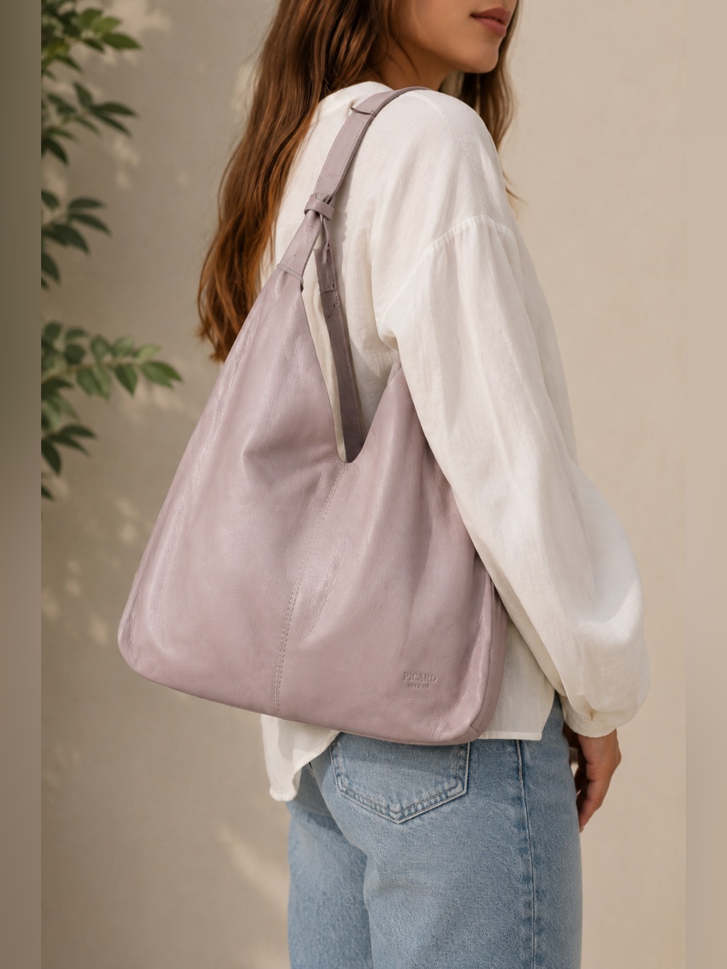Nwt Picard Leather Womens Shoulder Tote Bag Pink Made In Germany See Description